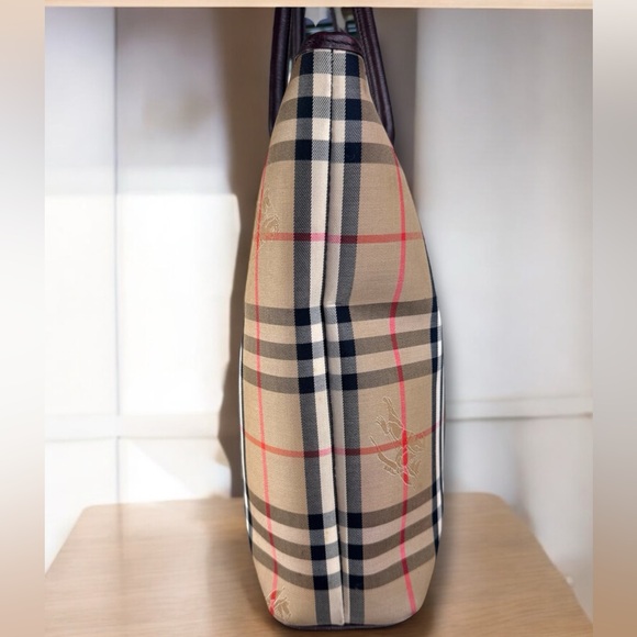 Burberry's Vintage Autre Marque Nova Check Large Tote Bag with COA - Picture 6 of 16